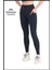 Kadın Lacivert Yüksek Bel Toparlayıcı Çift Cepli Spor Tayt Bilek Boy Slim Fit Görünüm 1057 1