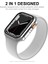 2'si 1 Arada Pc Kasa + Film Apple Watch S 8 / 7 45MM (Yurt Dışından) 2