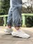 BA0602 Phantom Yüksek Taban Tarz Sneakers Beyaz Erkek Spor Ayakkabısı 3
