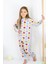 Kız Çocuk Baskılı Ince Basic Pijama Takımı 4