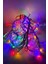 10 Metre Rgb Ip LED Yılbaşı Süsü IP65 Dış Mekan Eklenebilir Beyaz Kablolu Dekoratif LED Işık 4