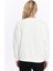 Kadife The Alps Desenli Ekru Yumuşak Dokulu Regular Fit Bisiklet Yaka Kadın Sweatshirt 4