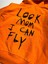 Look Mom I Can Fly Yazılı Ön ve Arka Emprime Baskılı Oversize Sweatshirt 3/9 Yaş 1