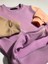 Karyoka Dikişli Kolu Parça Dikişli 6 Ay 3 Yaş Yaş Sweatshirt Pantalon Kız Çocuk Takım 3