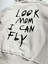 Look Mom I Can Fly Yazılı Ön ve Arka Emprime Baskılı Oversize Sweatshirt 3/9 Yaş 4