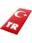 Tr Plaka Etiketi 2'li Damla Kırmızı Sticker Plaka Arması 1