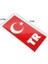 Tr Plaka Etiketi 2'li Damla Kırmızı Sticker Plaka Arması 2