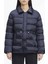 Calvin Klein Lacivert Kadın Mont Mw Padded Satın Drawstrıng Jacket 1