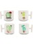 Duble Türk Kahve Fincanı & Espresso Kaktüs Set 4'lü T Kulp 200 ml 4 Parça 1