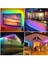 CT-4566 Rgb Tv Televziyon Arkası LED Şerit Set 3 Metre Aydınlatma Işık Kumandalı USB Girişli 4