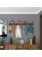 Kenzlife elbise askılığı karayemiş4 cvz 26*152*12 vestiyer portmanto askı askılık 16 adet askı 1