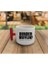 Latte & Espresso El Yapımı Dunder Mifflin Kırmızı T Kulp Kupa 200 ml 1