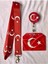 Türk Bayrağı Boyun Askısı Yoyo ve Yan Kartlık Set 1