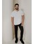2'li Slim Fit Dar Kesim V Yaka %100 Pamuk Tişört 3