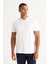 2'li Slim Fit Dar Kesim V Yaka %100 Pamuk T-Shirt 7