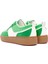 Acbc x Kadın Yeşil Bağcıklı Süet Sneaker 24WFD435310 5