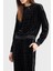 Logolu Regular Fit Bisiklet Yaka Kadife Sweat Bayan Sweat 6DYM94 Yjlgz 52AL 1