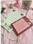 2'li Tutkallı A5-A6 Notepad Defter Seti Coquette Cottagecore Kareli 2