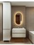 80X45 cm Beyaz LED Dekoratif Banyo Aynası 1