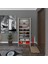 Kenzlife Ayakkabılık Ayakkabı Dolabı Kilitli Be Real Crd 160*70*32 Kapaklı Arkalıklı Ofis Dolabı Iki Bölme 1