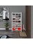 Kenzlife Ayakkabılık Ayakkabı Dolabı Kilitli Be Real Byz 140*70*32 Kapaklı Arkalıklı Ofis Dolabı Iki Bölme 1