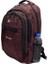 Unisex Bordo Laptop Bölmeli Seyahat Spor ve Okul Sırt Çantası 2