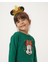 Kız Çocuk Minnie Mouse Baskılı Katlı Tüllü Taçlı Yeni Yıl Yılbaşı Noel Elbise 5