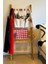 Masif Ahşap Dekoratif Merdiven, Banyo, Balkon, Bahçe, Mutfak Düzenleyici, Havluluk Askılık 127 5