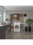Kenzlife çamaşır makinesi dolabı veronikamaksduble cvz 180*126*20 banyo arkalıksız raflı 1