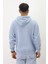 Eskitme Desenli Unisex Hoodie Sweatshirt 3