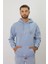 Eskitme Desenli Unisex Hoodie Sweatshirt 4