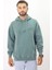 Eskitme Desenli Unisex Hoodie Sweatshirt 1