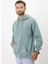 Eskitme Desenli Unisex Hoodie Sweatshirt 1