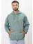 Eskitme Desenli Unisex Hoodie Sweatshirt 2