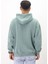 Eskitme Desenli Unisex Hoodie Sweatshirt 3