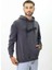 Eskitme Desenli Unisex Hoodie Sweatshirt 1