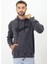 Eskitme Desenli Unisex Hoodie Sweatshirt 4