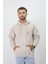 Eskitme Desenli Unisex Hoodie Sweatshirt 4
