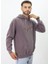 Eskitme Desenli Unisex Hoodie Sweatshirt 4