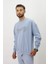 Eskitme Desenli Unisex Sıfır Yaka Sweatshirt 2