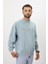 Eskitme Desenli Unisex Sıfır Yaka Sweatshirt 1