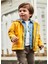 Erkek Bebek Parka Mont Sarı 2470 2