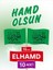 15 Cm, 10 Adet - Elhamdulillah Bayrak Kürdan 10 Adetlik 1