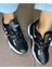 Siyah Renk Unısex Kalın Taban Isabella Sneaker Spor Ayakkabı Okul Trekkıng 2