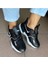 Siyah Renk Unısex Kalın Taban Isabella Sneaker Spor Ayakkabı Okul Trekkıng 4