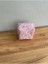 Pembe Minik Çiçekli Makyaj Ped Çantası Minik Boy Ölçüleri 10-10-7cm Astarlıdır Yıkanabilir 2