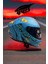 Draken Dınotoon C7 Matt Blue. ''2 Vizörlü'' + ''sticker'' Mat Motosiklet Kapalı Kask 2