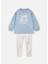 Kız Çocuk Sweat Tayt Takım Mavi 4709 1