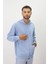 Eskitme Desenli Unisex Fermuarlı Kapüşonlu Sweatshirt 2