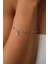 Çelik Harfli Top Ince Dorika Zincir Bileklik Ince Harfli Bileklik Forse Zincir 1mm Minimal 18CM-21CM 1